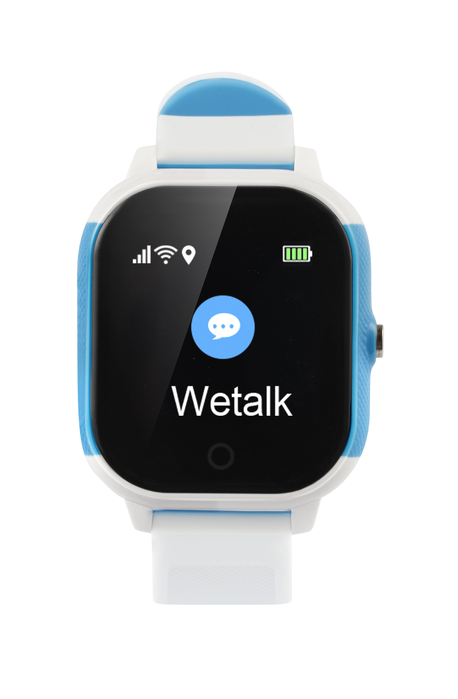 Детские часы Smart Baby Watch FA23 с GPS белые с синим