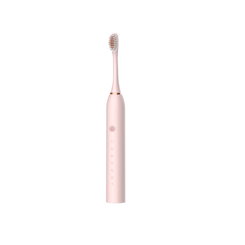 Электрическая зубная щётка ipx7 x3 sonic toothbrush (розовая)