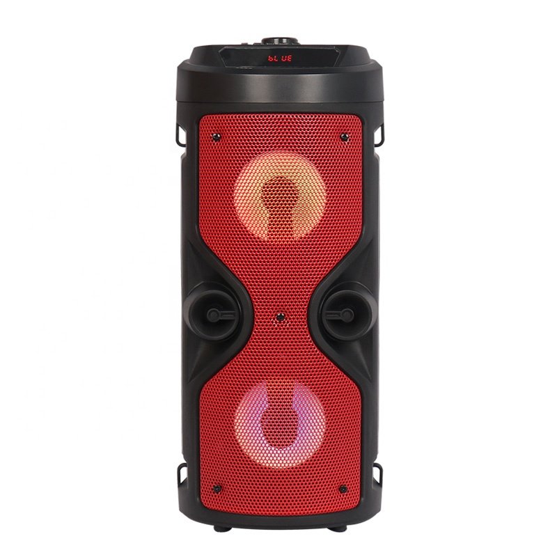 Портативная колонка BT SPEAKER ZQS-4209 Bluetooth, FM, MP3 и подсветкой (красный)